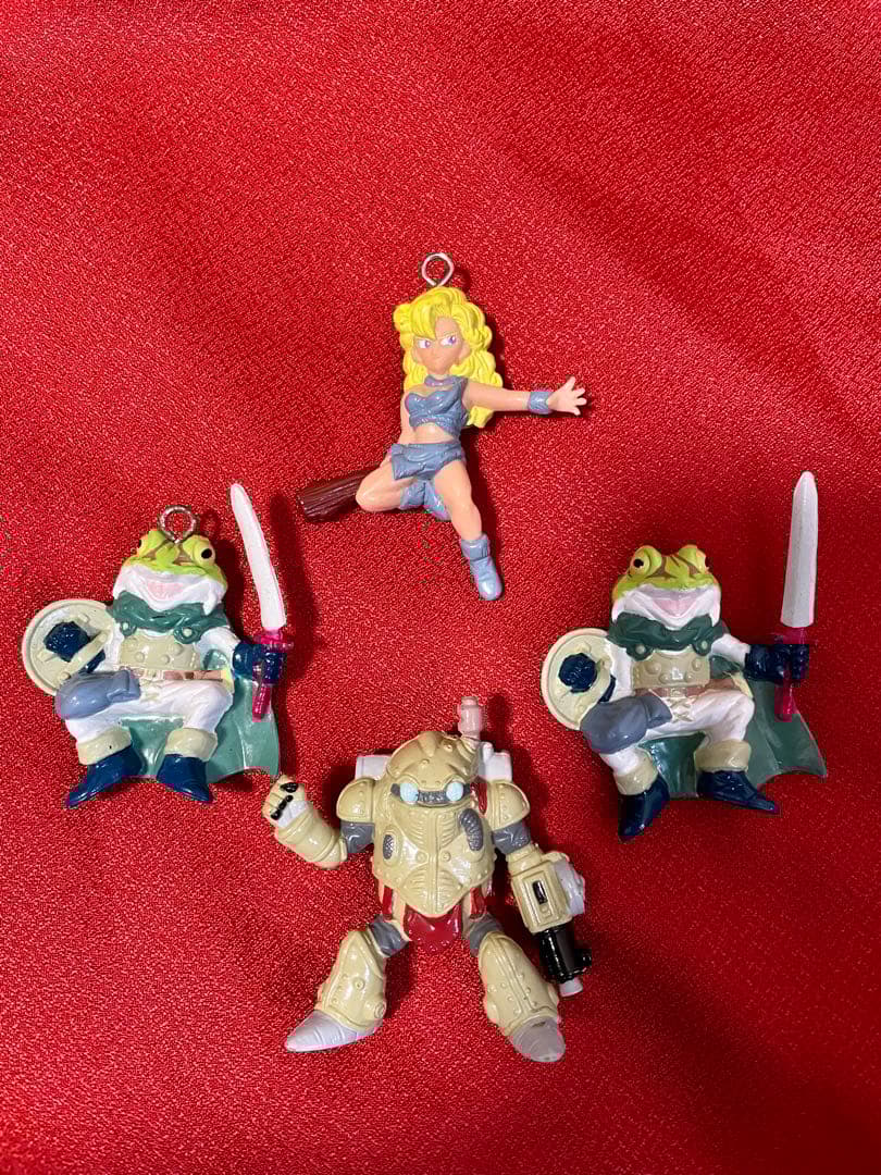 エイラ　クロノトリガー　キーホルダー　カエル　ボールキーチェーン　ロボット　平成