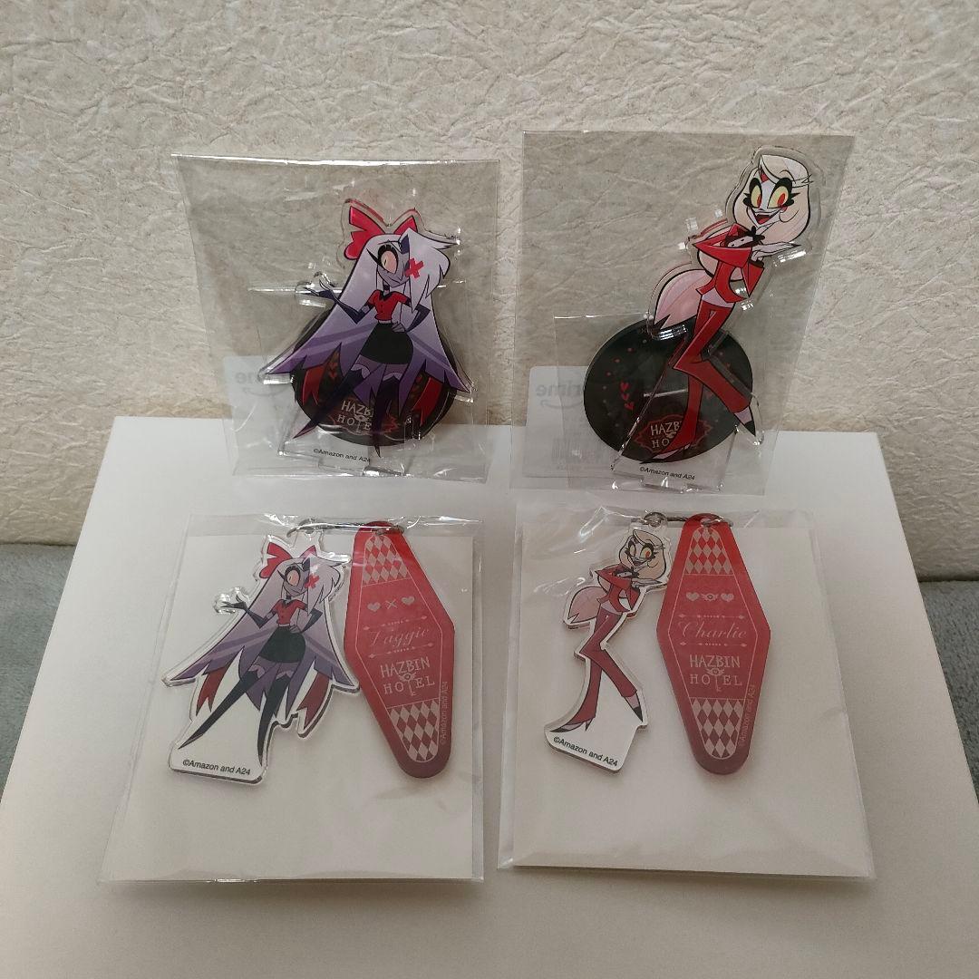 最安 ハズビンスマイルベースカフェ 限定グッズ チャーリー ヴァギー 4点セット