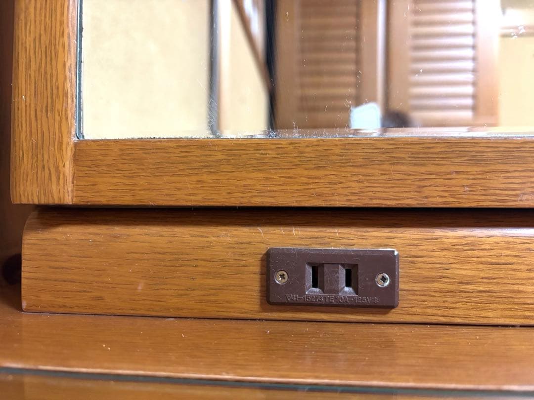 最終お値下げ！ 一面鏡ドレッサー　シンプル　昭和レトロ　ヴィンテージ