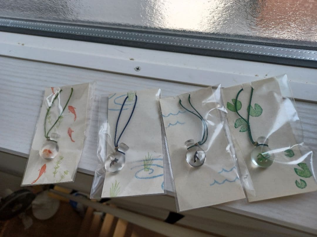 中原雅恵さん　おとんぼガラス　根付け[未開封]