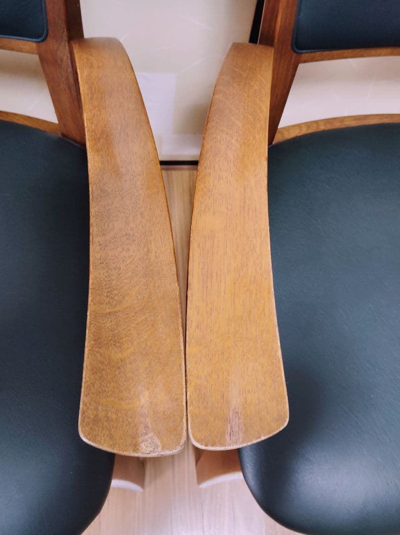 本日限定　東京に引取　希少ヴィンテージ 飛騨高山白川　アームチェア　２点セット