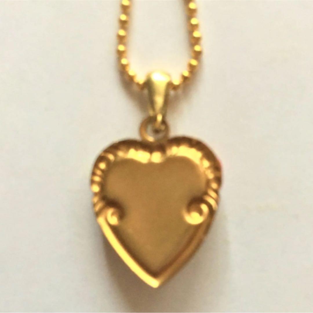 A-11 ハートカメオネックレス