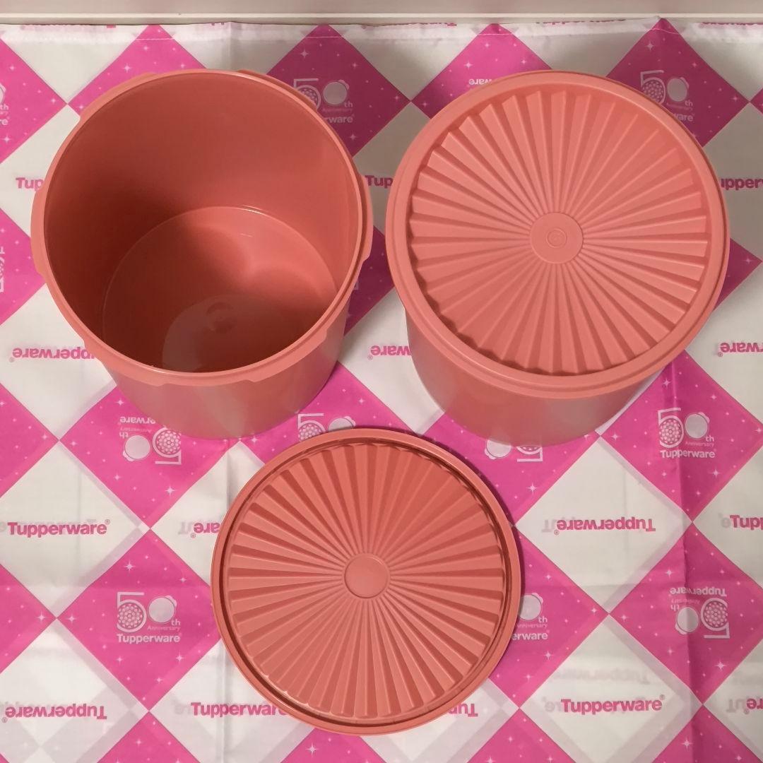 タッパーウェア グランプリデコレーター Ｌ（２個）ソフトシルク 乾物等保存