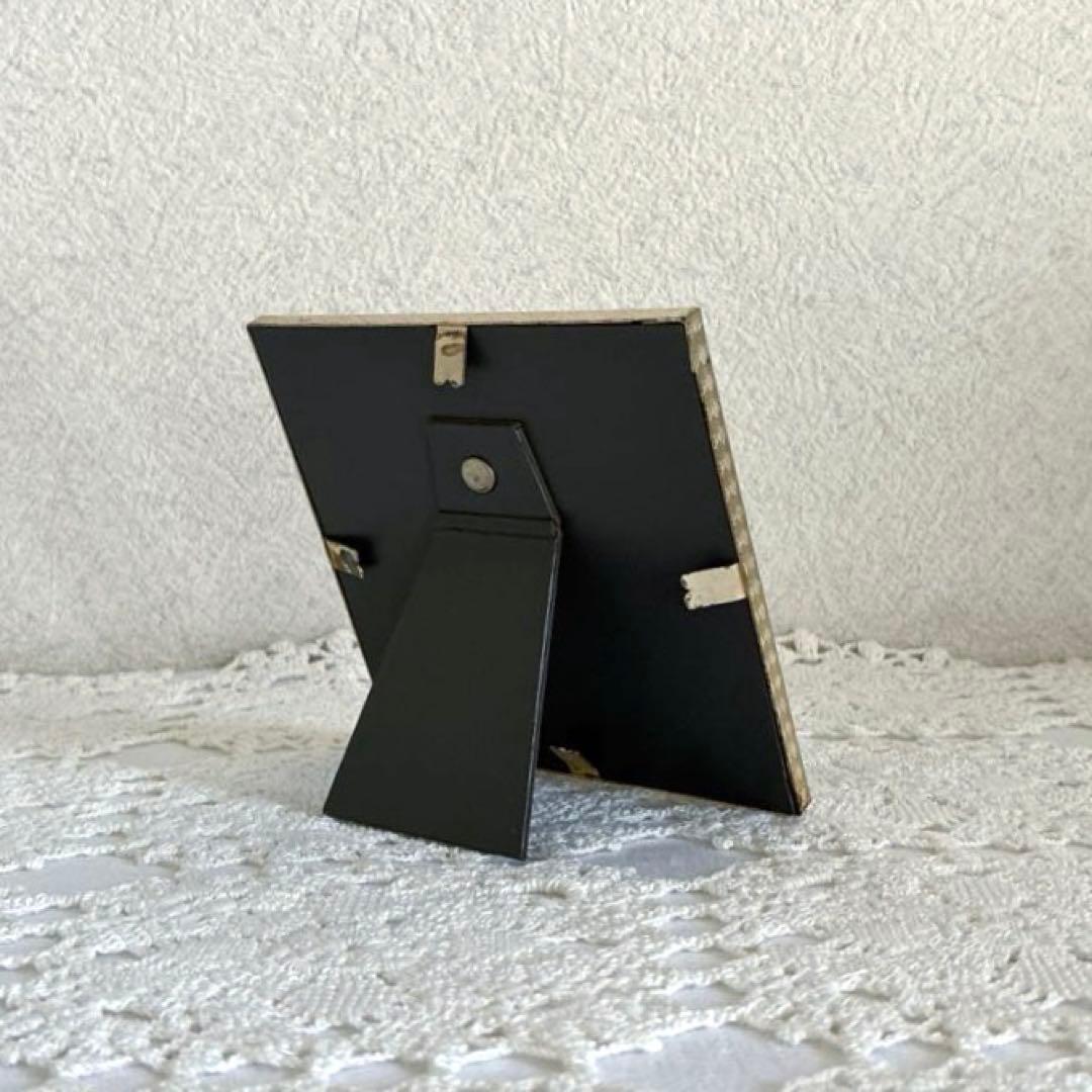 RT124 小花模様のデンマークヴィンテージ フォトフレーム 9.2×9.2