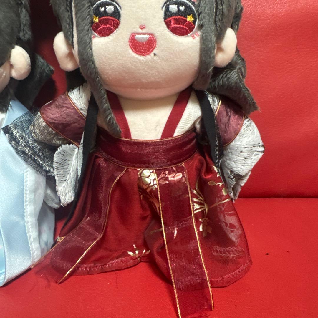 蓝湛ぬいぐるみ　魏无羡ぬいぐるみ20cm忘羡ぬいぐるみペア 服付き