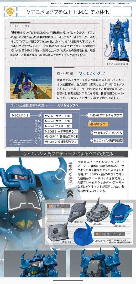 魂ウェブGUNDAM FIX FIGURATION LMS-07B グフ