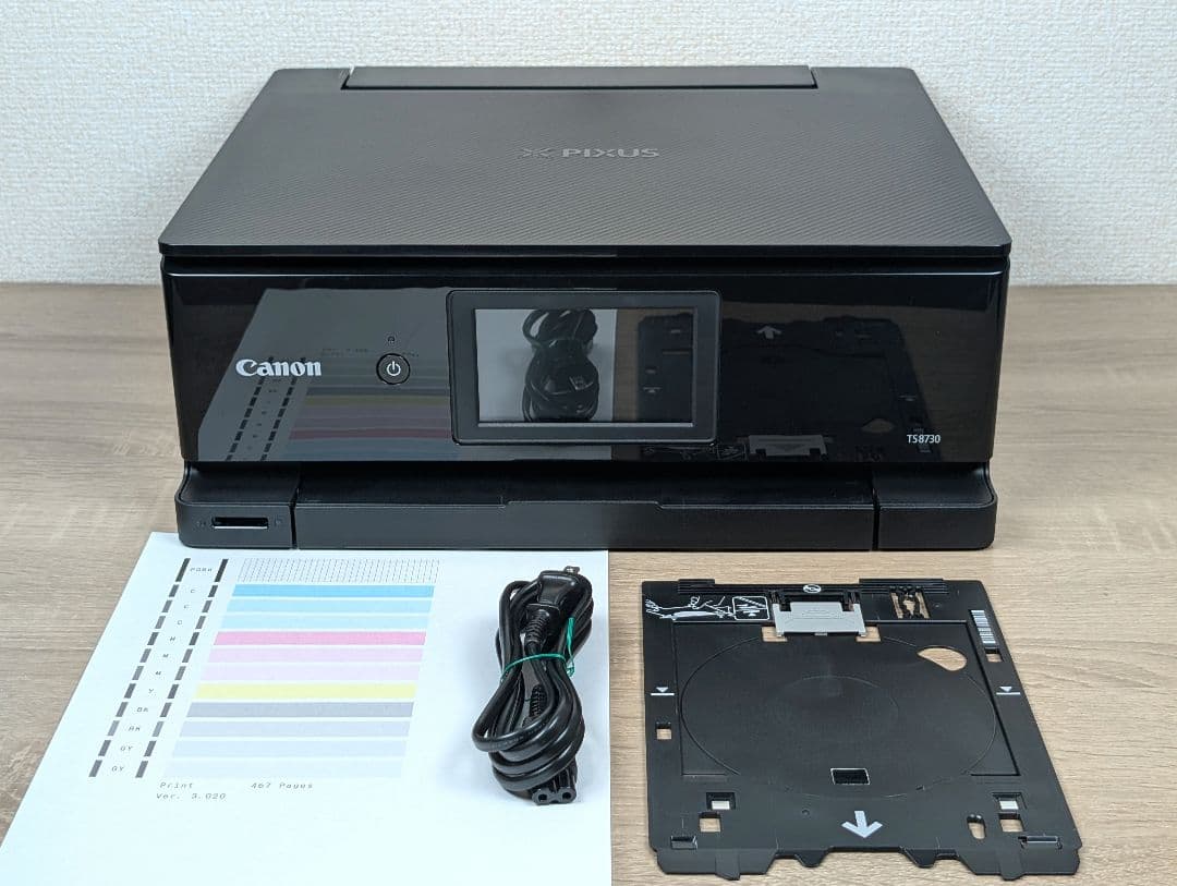 【美品・印刷枚数少】Canon キヤノン TS8730 ブラック スマホ印刷対応