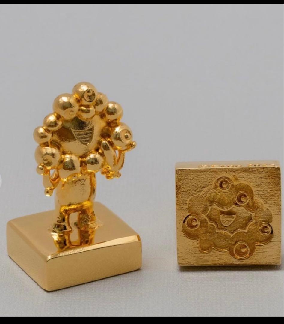 【数量限定完売品】金印ミャクミャク 大阪関西万博公式 国宝展コラボ ゴールド