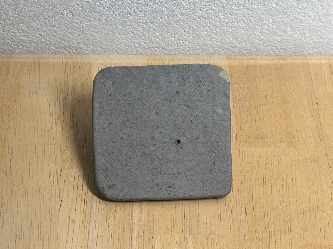 86.備前焼 宝瓶 登り窯 柘榴 ザクロ 4角 手びねり 急須