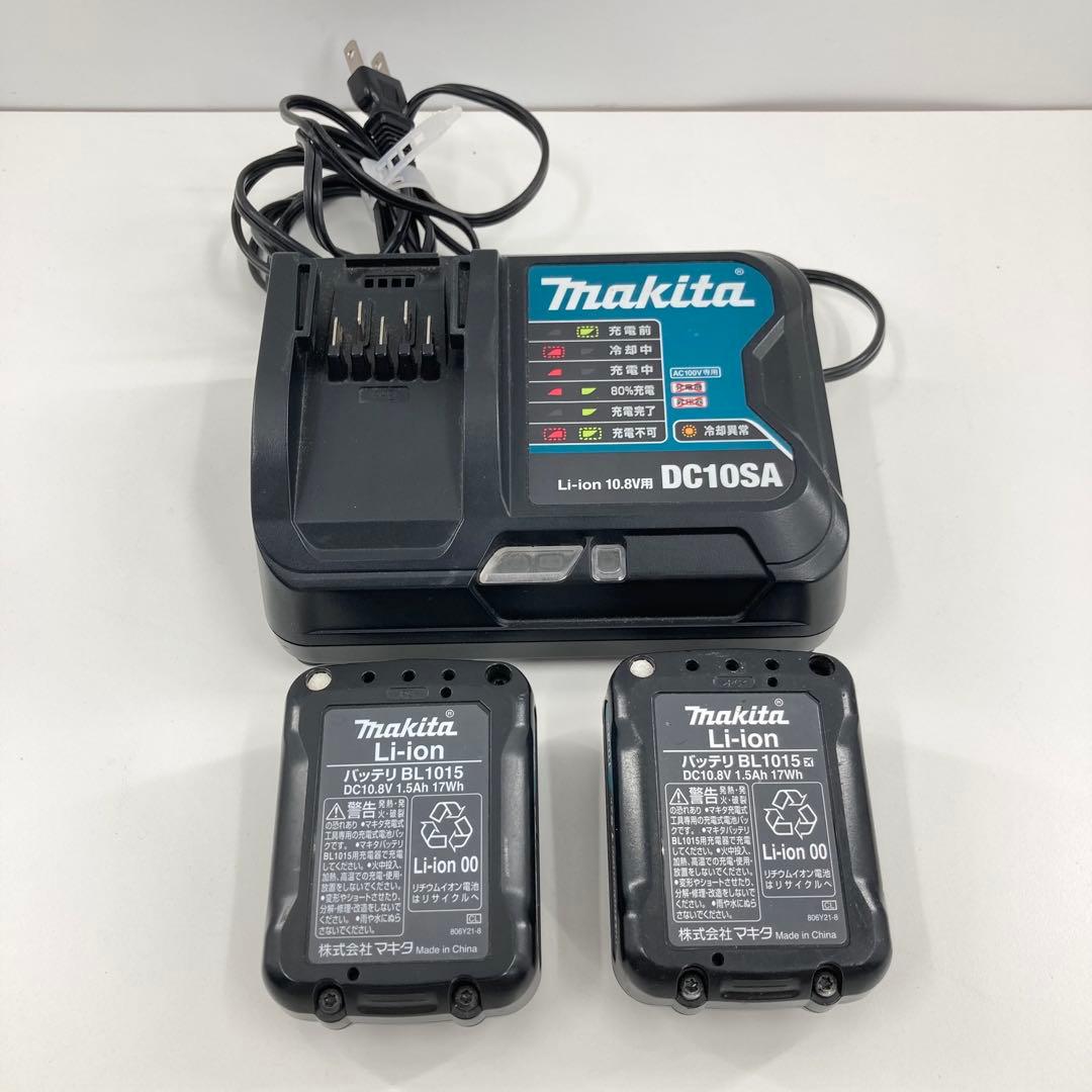 Makita マキタ 充電式クリーナー CL107 動作OK バッテリー2個付
