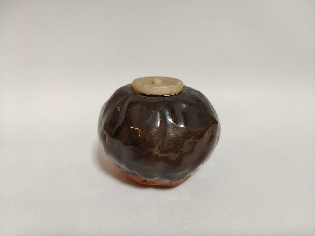 古茶入　茶道具　唐物　李朝　古唐津　陶芸　 時代　古美術品　コレクション