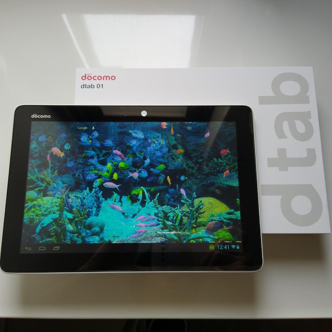 美品☆　10.1インチHD液晶タブレット☆　docomo Dtab＊