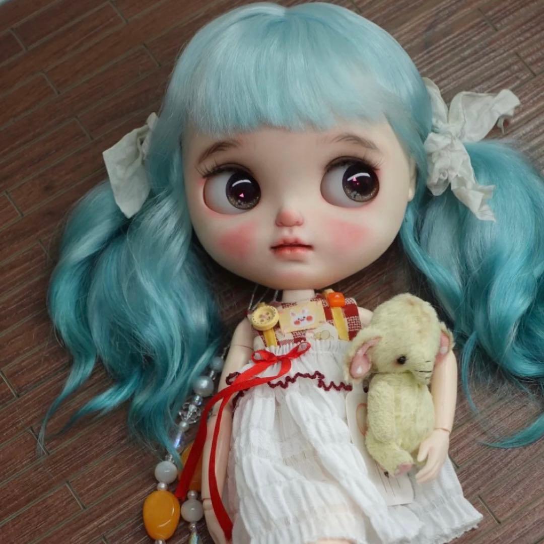 作家様カスタムブライス 人形 キラキラ 微笑みちゃん 優しい フルセット