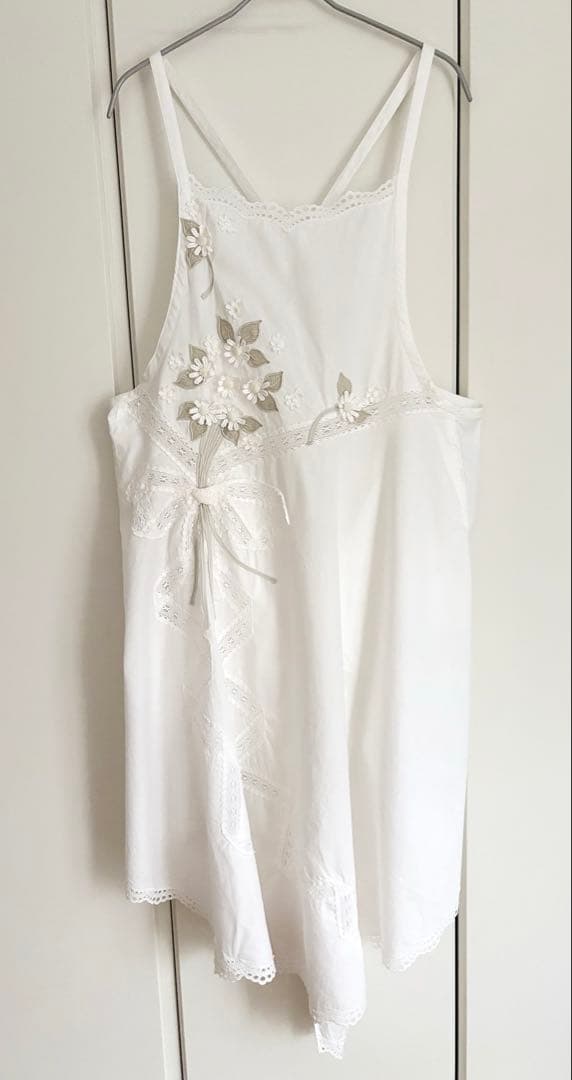 ★美品サエラHSCHRONE ヒスクローネレースドレスエプロン