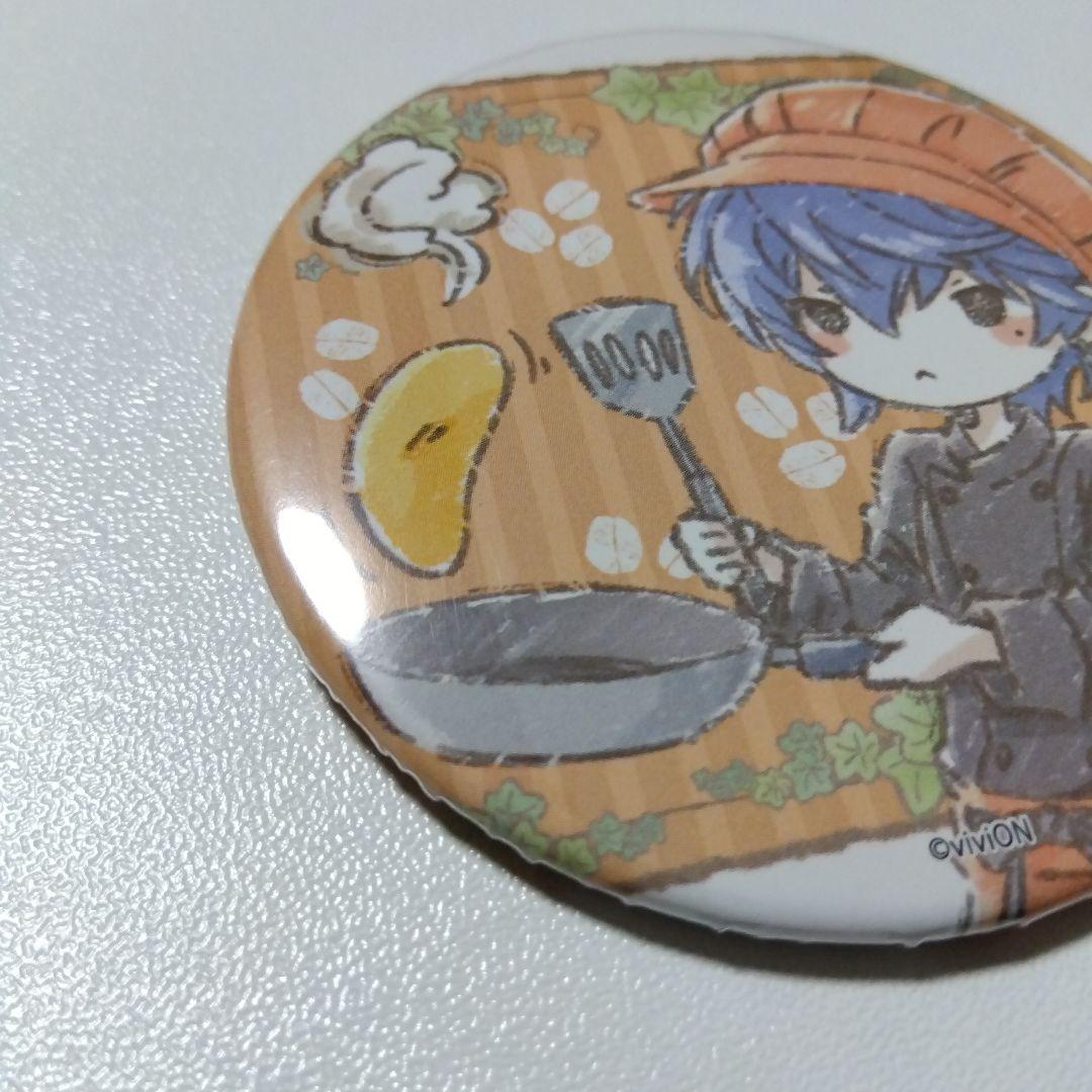 【クロケスタ】朱鷺燈一夜 グラフアート カフェ 缶バッジ