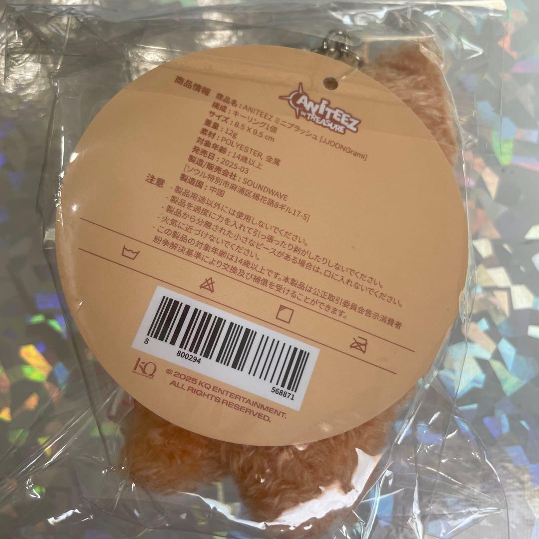 ateez aniteez ミニプラッシュキーリング ホンジュン