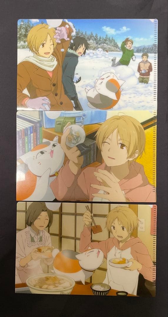 イオン限定オリジナル夏目友人帳ミニクリアファイル 15枚セット