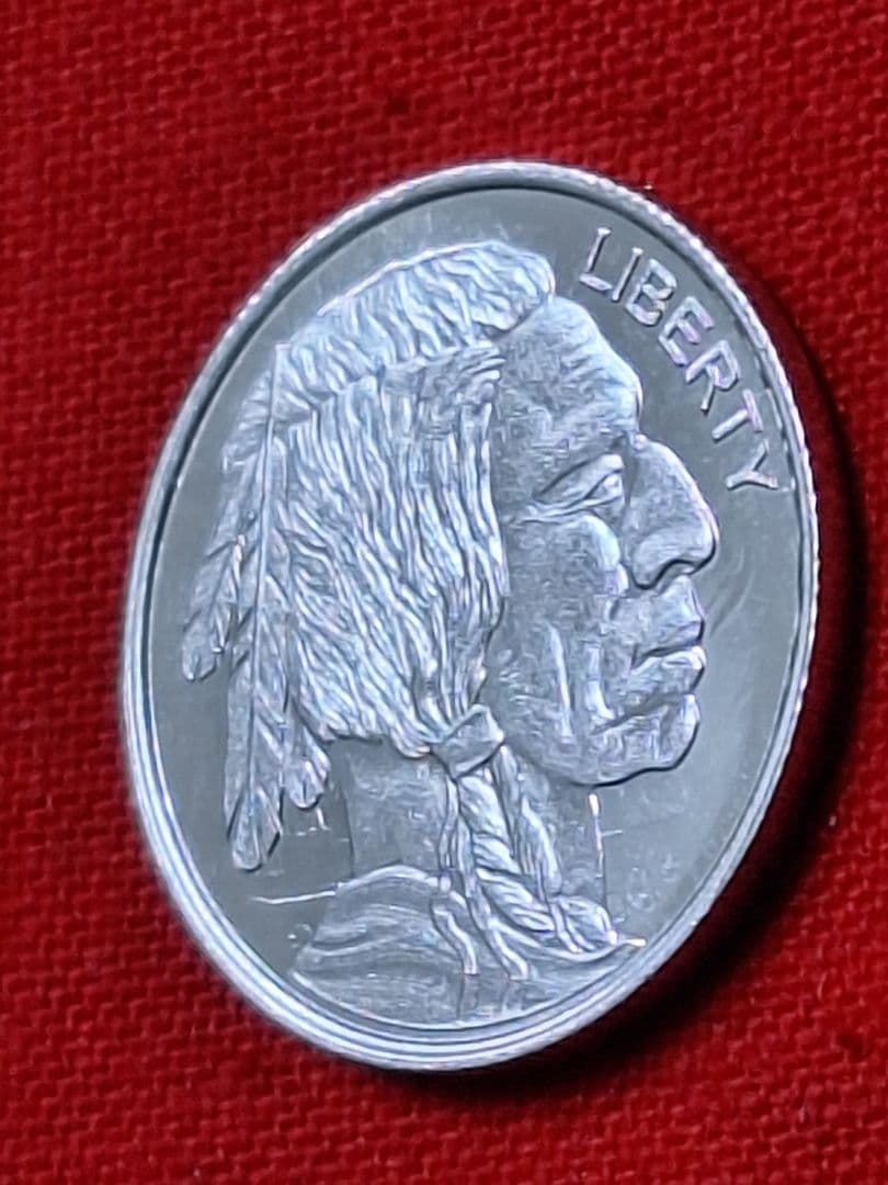 【インディアンヘッド 999ファインシルバー】