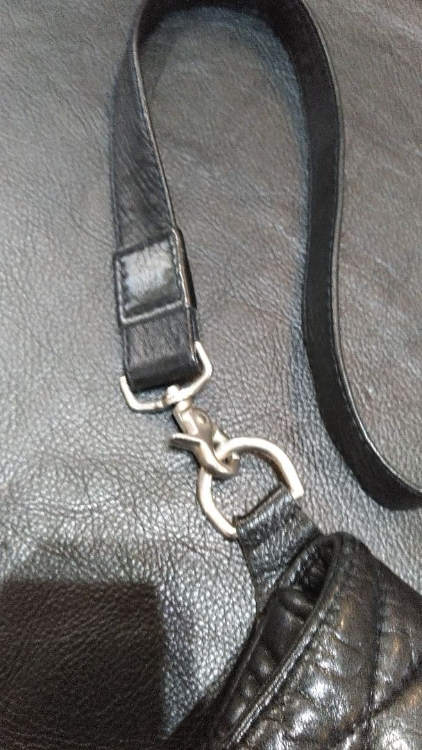 LDFS tokyo　オーダー特注 ダイヤモンドキルティングウエストレザーバッグ