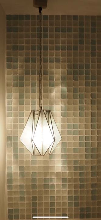 ペンダントライト　ステンドガラス