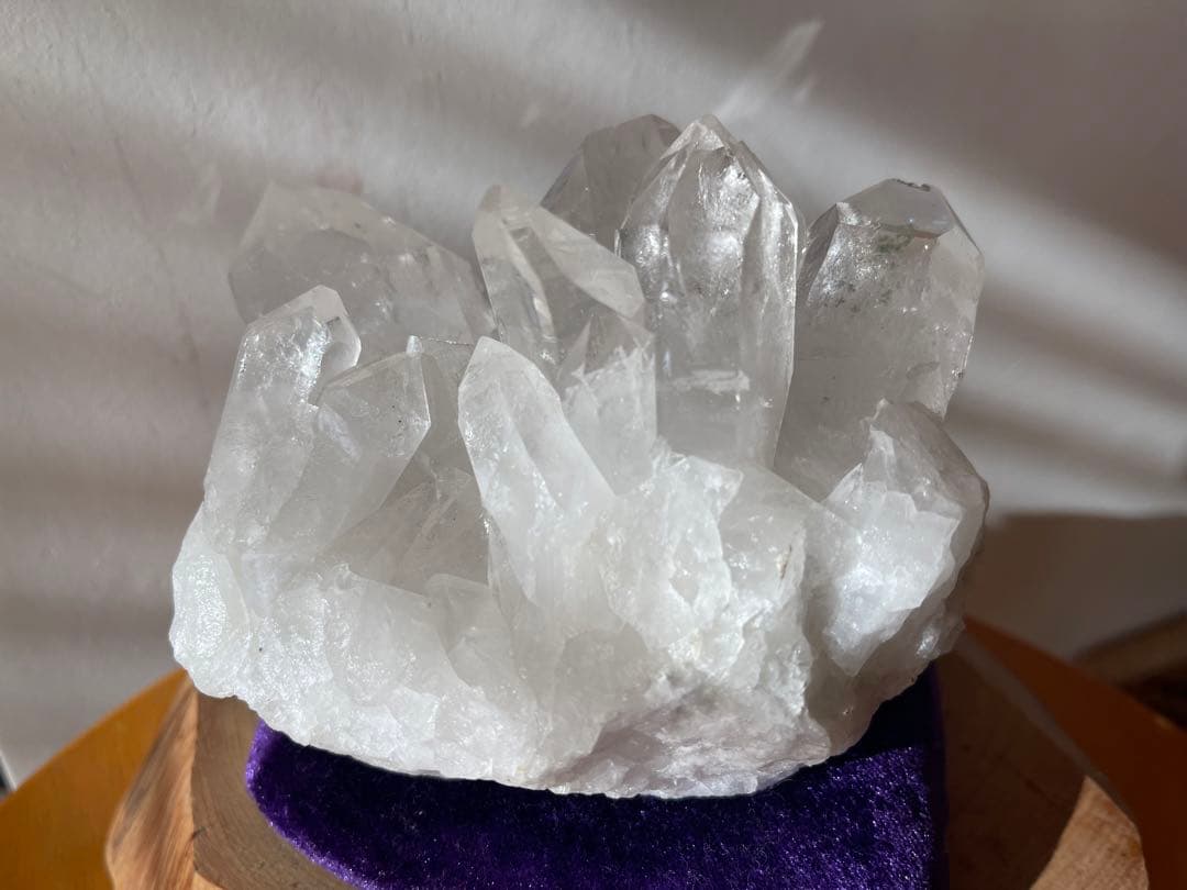 【トマスゴンサガクォーツ】12A 最高級✨　クラスター　抜群の透明度！！