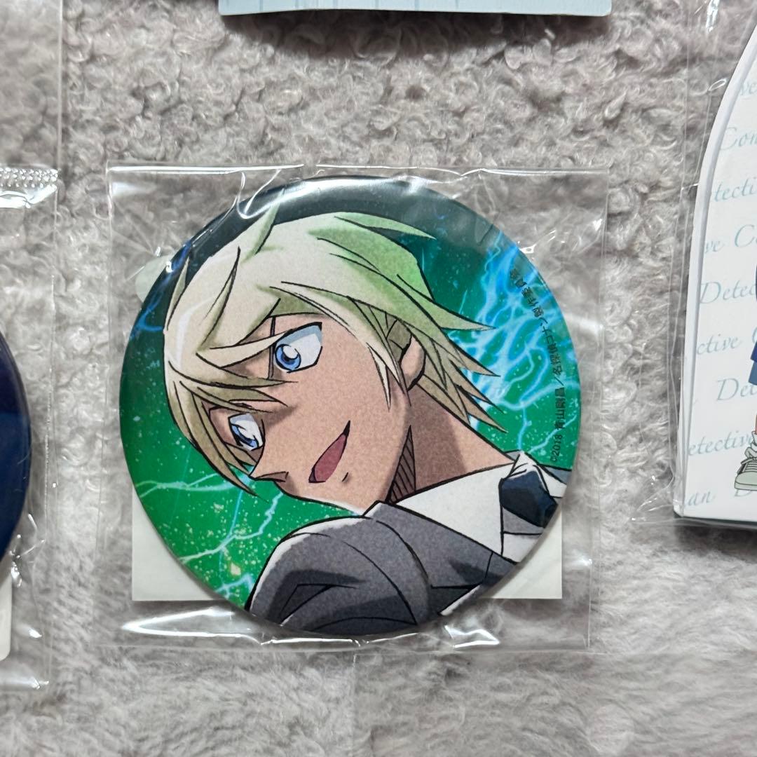 【新品未使用】 名探偵コナン 安室透グッズ8点セットまとめ売り 缶バッジ等