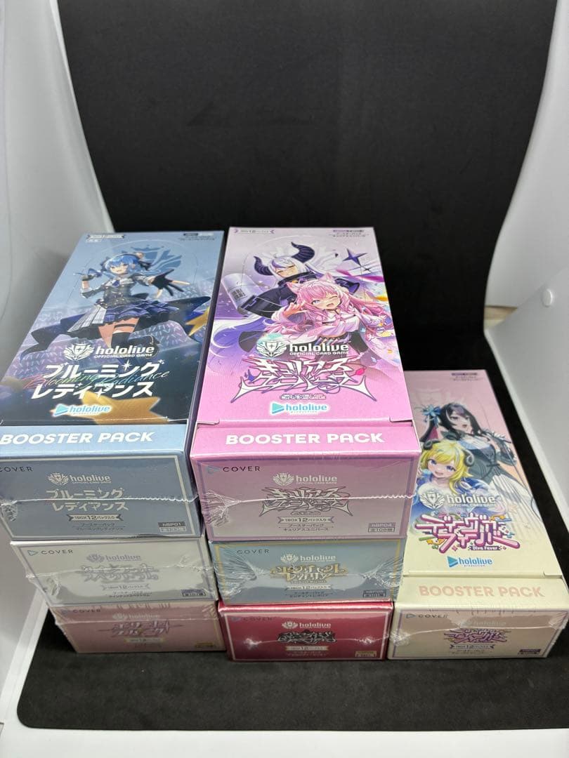 ホロライブカード　シュリンク付きBOX一弾から7弾コンプリート　まとめ売り