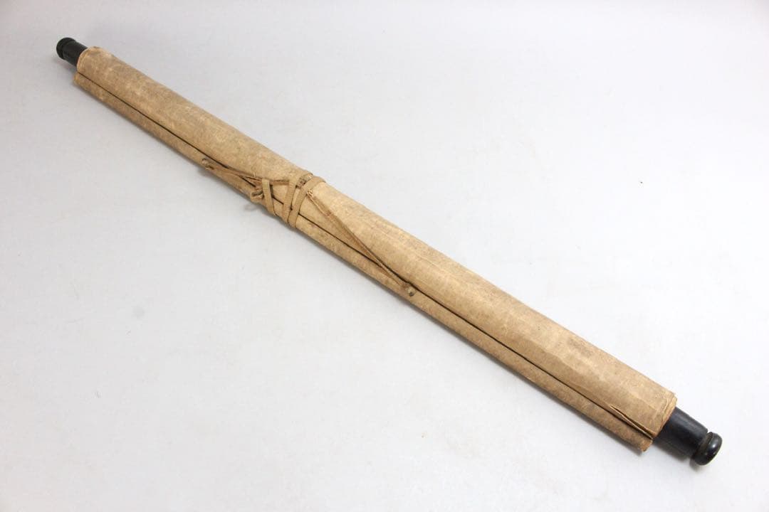 No4457 掛軸　在銘　淇水　四行書　紙本　漢詩　書法　中国　古美術　送料無料