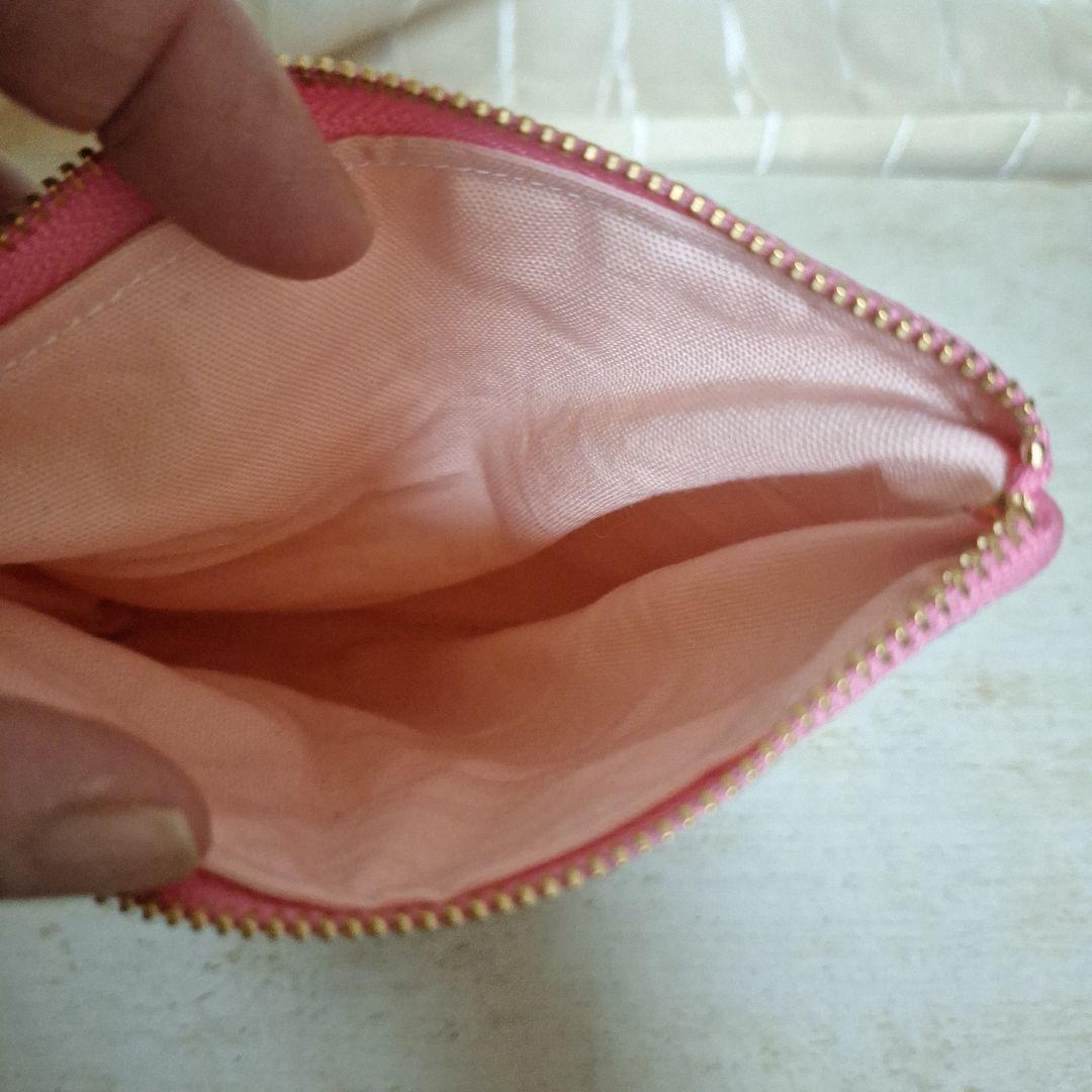 パンダパネル生地　ハンドメイド　フラットポーチ