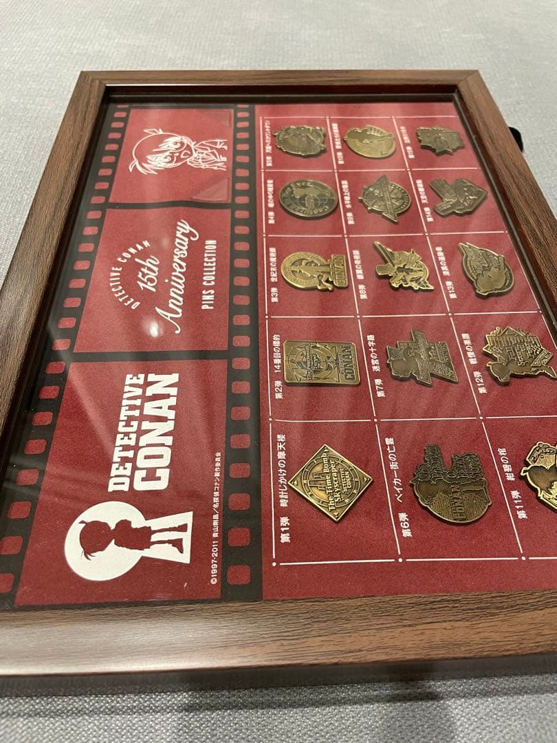 【非売品】名探偵コナン 15周年記念 メモリアルピンズセット