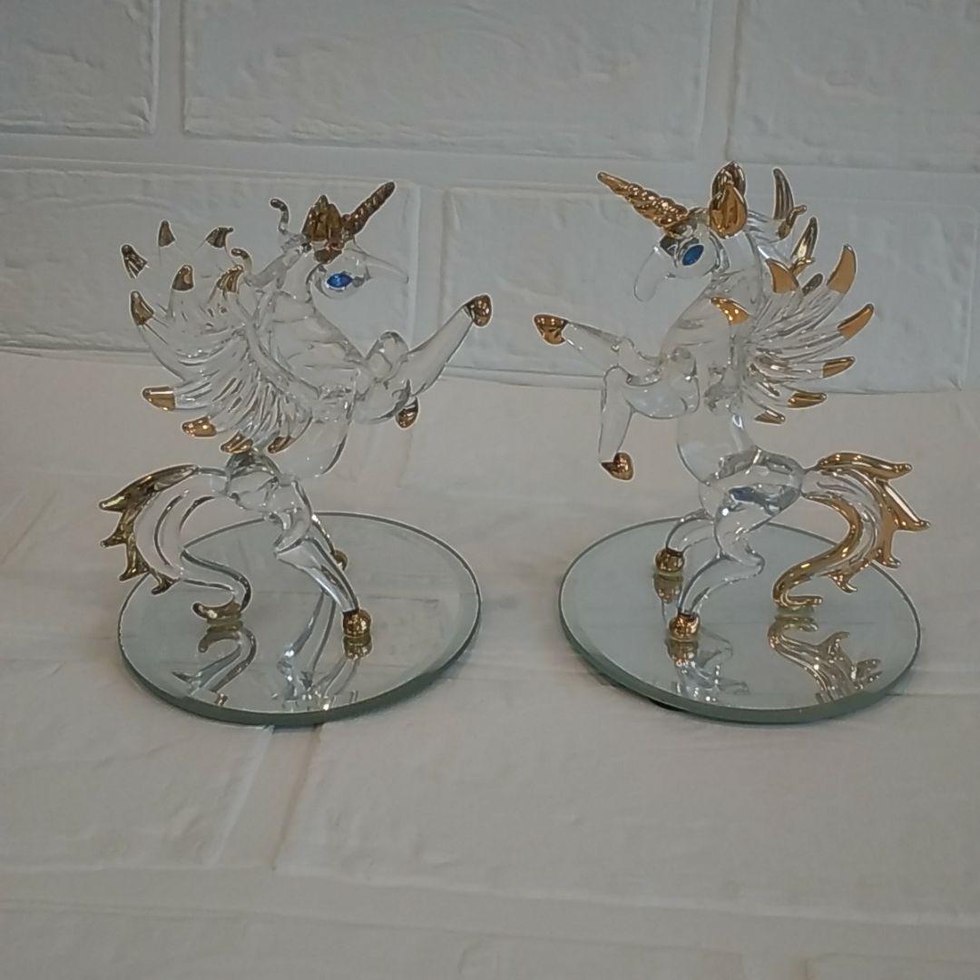 ユニコーン　ペガサス　ガラス細工
