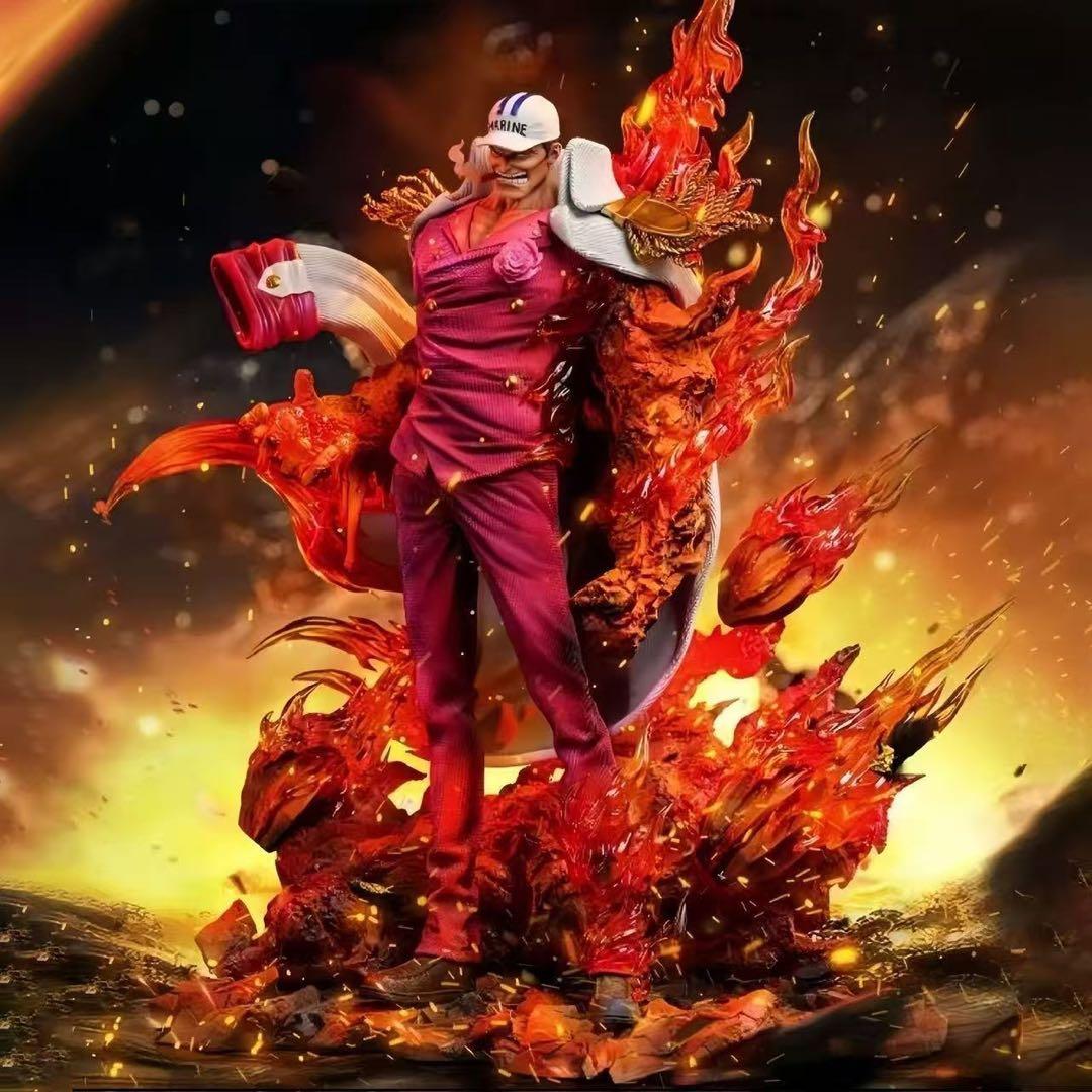 ONE PIECE サカズキ（赤犬） フィギュア PVC製 実物写真　即日発送