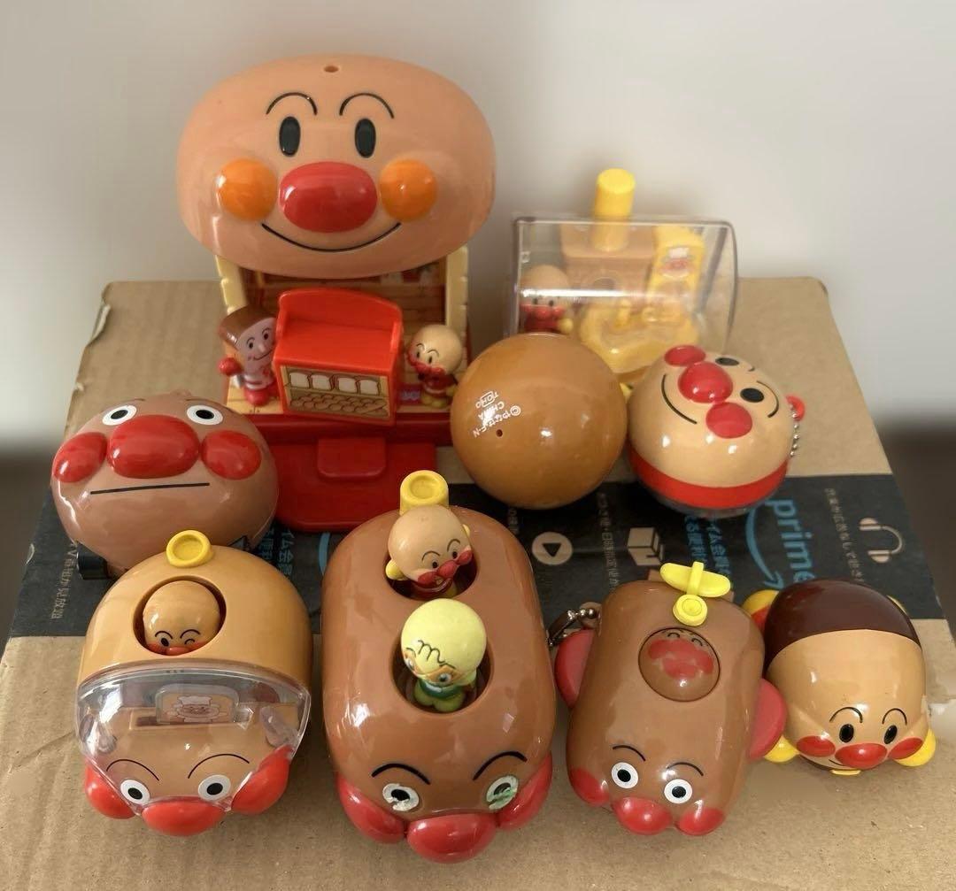 アンパンマン　おもちゃ　レトロ　食玩　乗り物　お店屋さん　フィギュア