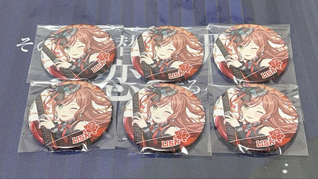 バンドリ　Roselia 缶バッジ　今井リサ