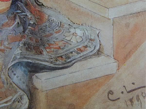 カール・ラーソン、Lisbeth、希少な額装用画集より、新品高級額装付