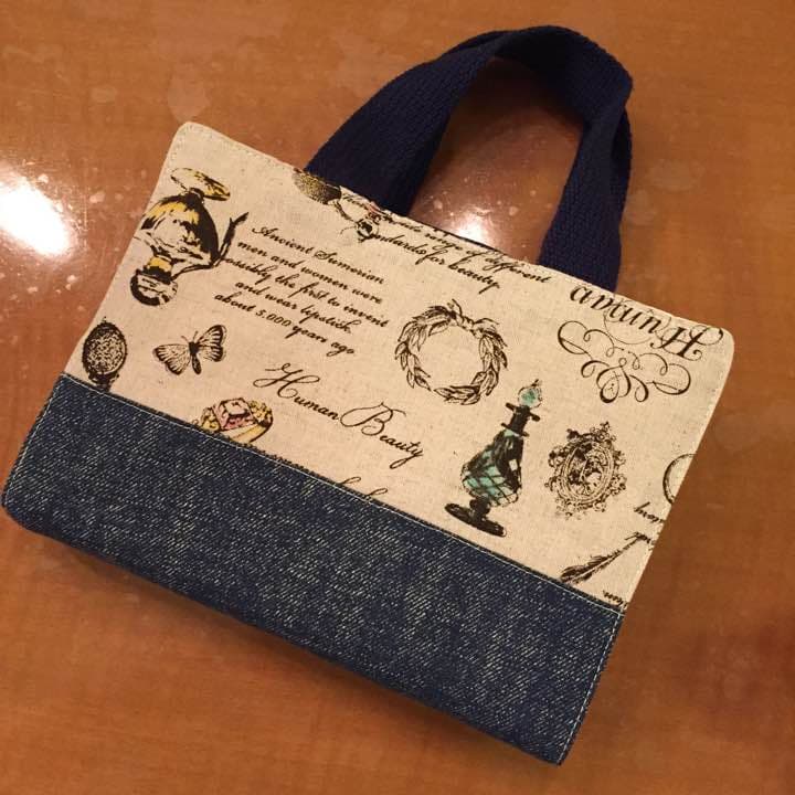 辞書カバー 辞書バッグ コスメ柄 ①