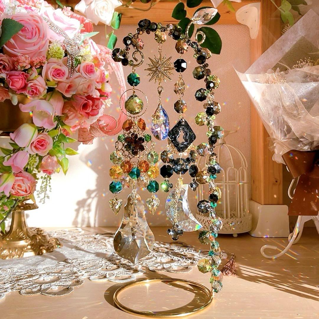 おばこ丸様♡*.スワロフスキー♡スタンドサンキャッチャー♡