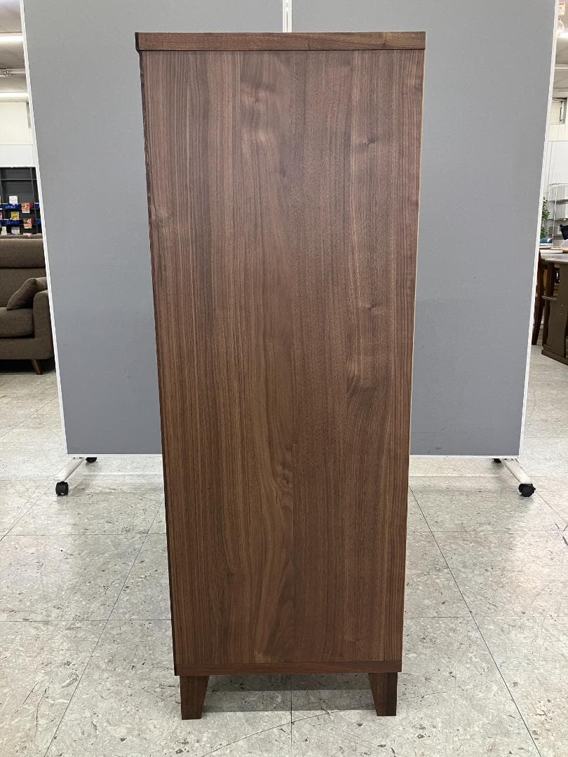 大川家具 チェスト 6段 ブラウン