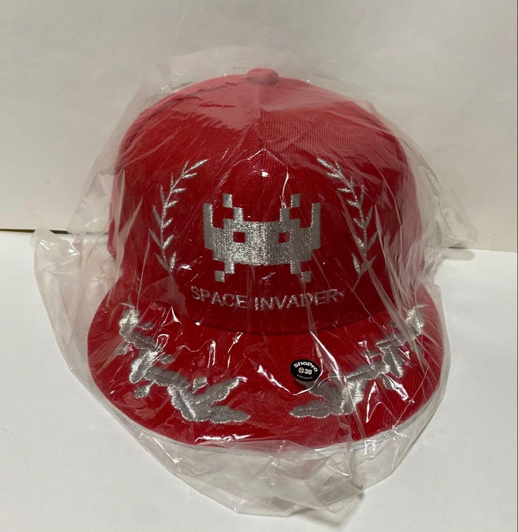 コロコロアニキ限定　ゲームセンターあらし　スペースインベーダー 赤 キャップ