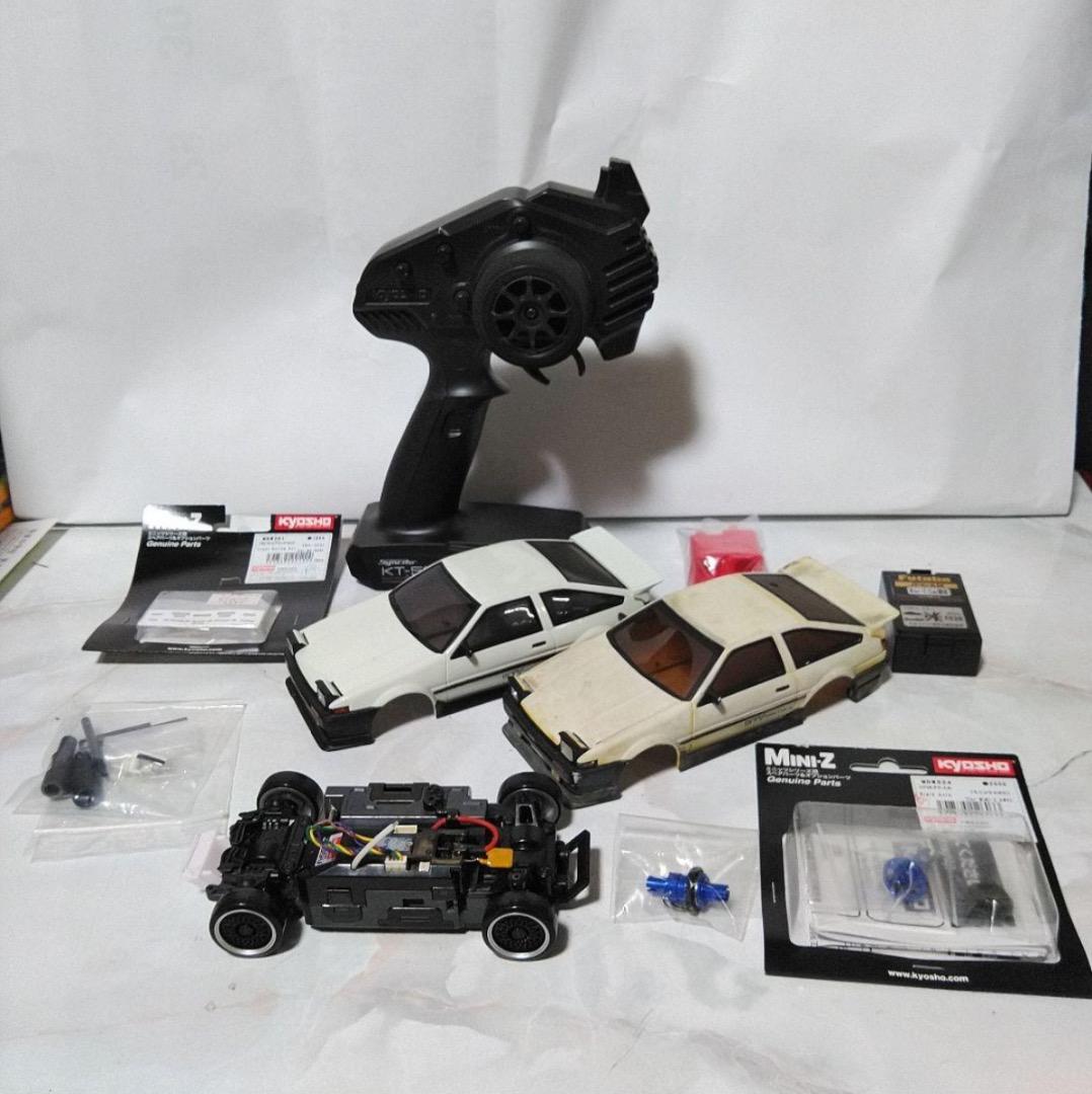 Kyosho Mini-Z RCカー ホワイトボディ2台