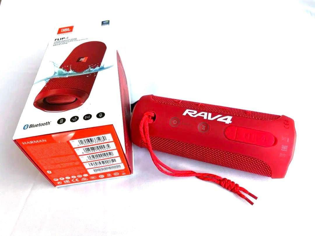 【値引歓迎】【非売品】RAV4仕様 JBL FLIP4 スピーカー レッド