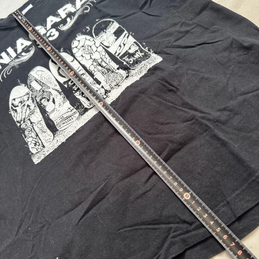 Niagara33 ハードコアバンドTシャツ ブラック L ビンテージ