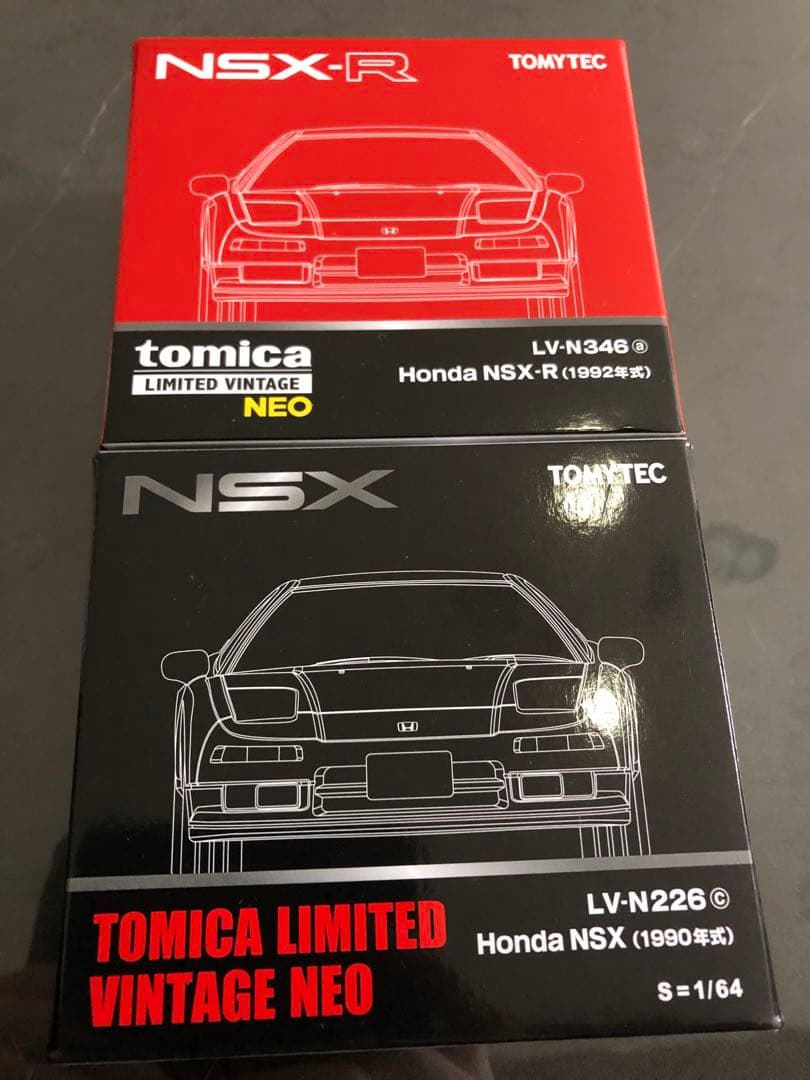 1/64 トミカリミテッドヴィンテージ ホンダ NSX 2台
