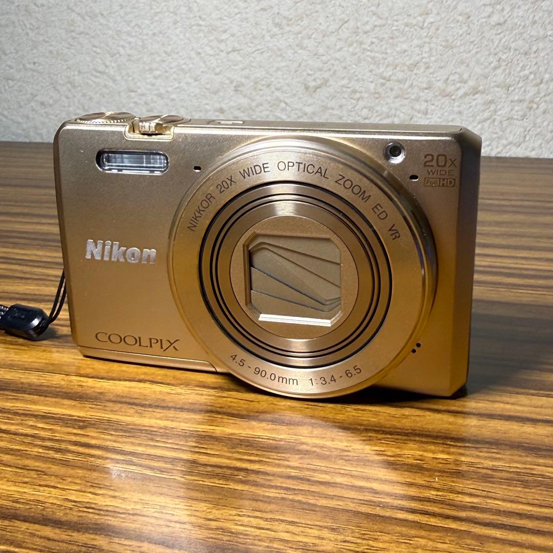 【美品】Nikon COOLPIX S7000 ゴールド 付属品完備