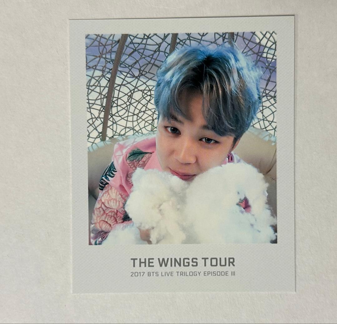 BTS 公式　wings tour チケットアルバム ポラロイド トレカ 7枚