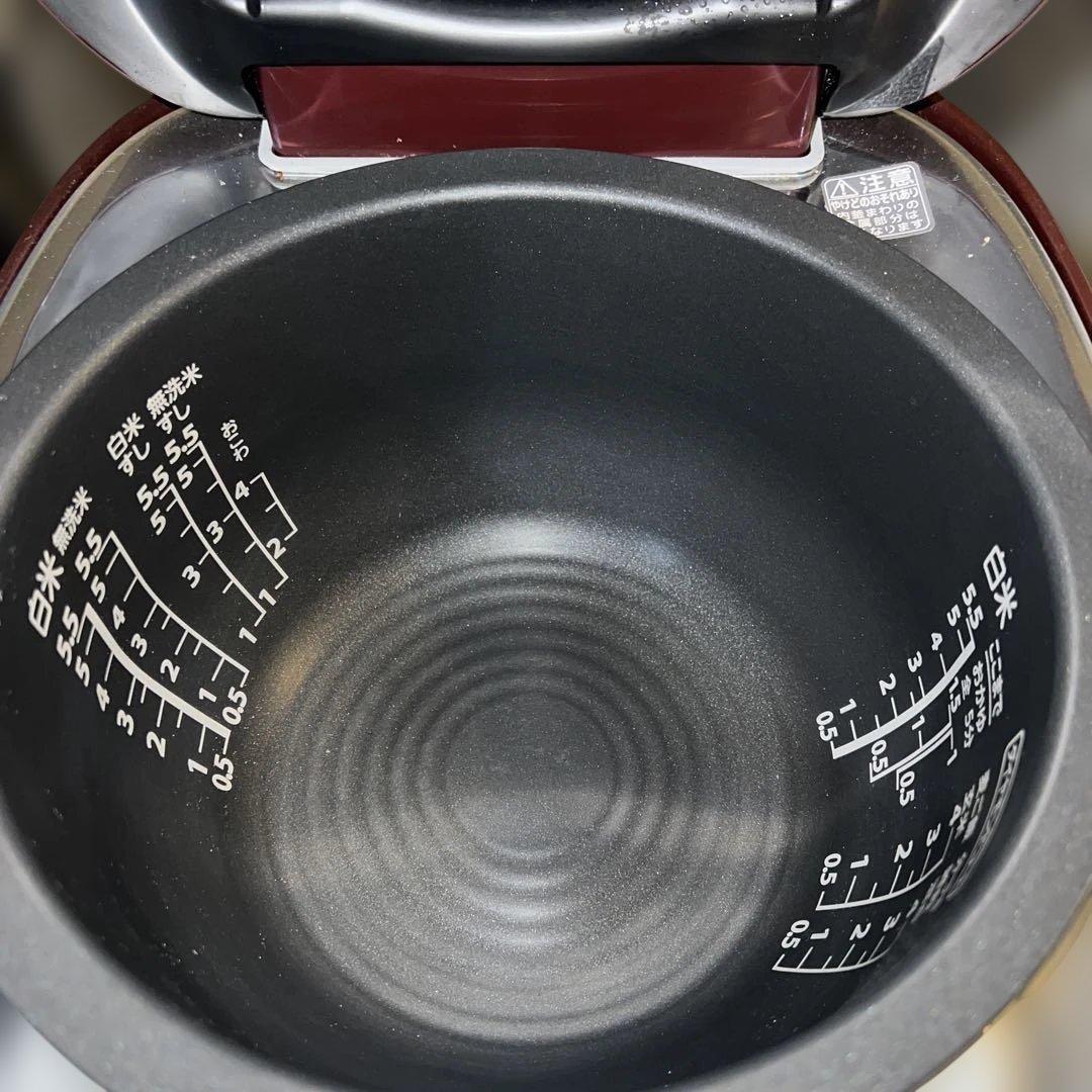 ⭐︎美品TOSHIBA 真空IH炊飯器 RC-10VSM 銅釜付き レッド