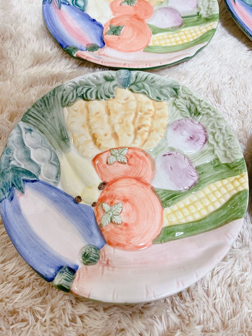 FITZ & FLOYD フィッツ&フロイド　ベジタブル　　野菜　プレート