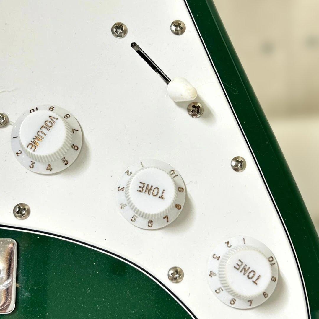 プレイテック　PlayTech　エレキギター　深緑色【ジャンク扱い】