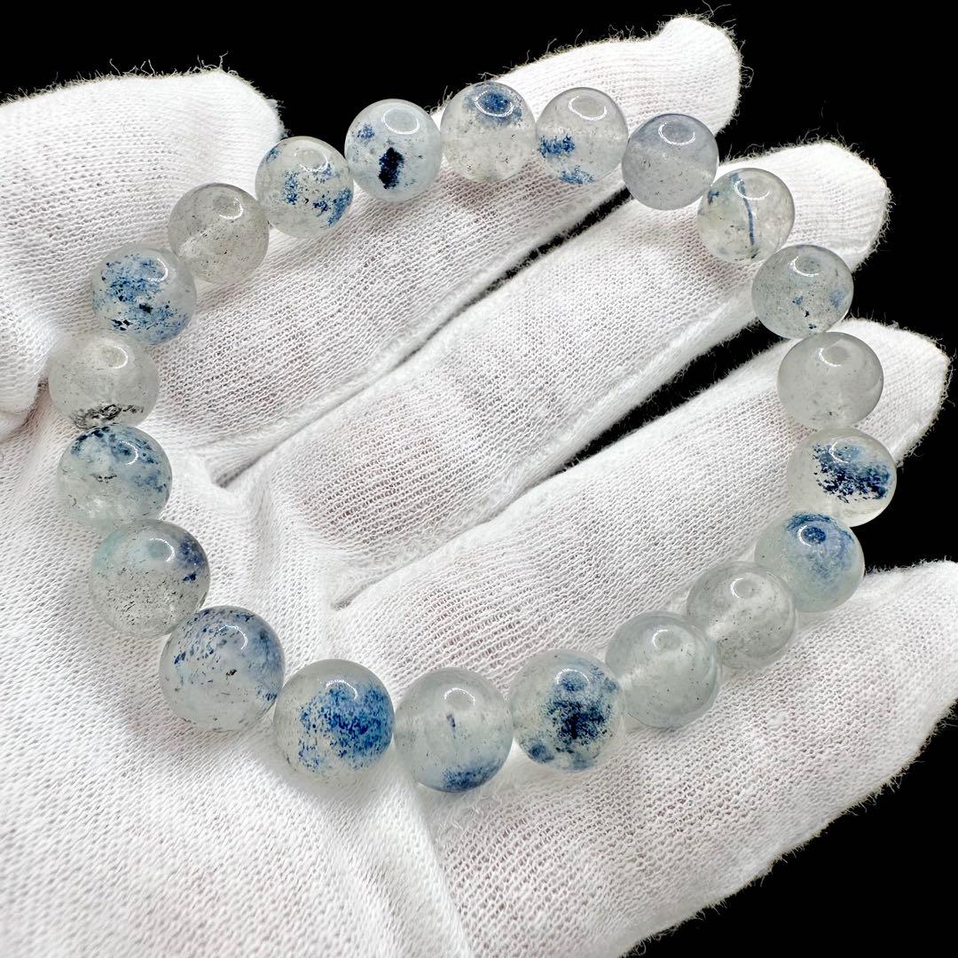 激レア！！　スコルザライト・ラズライトインクォーツ　ブレスレット