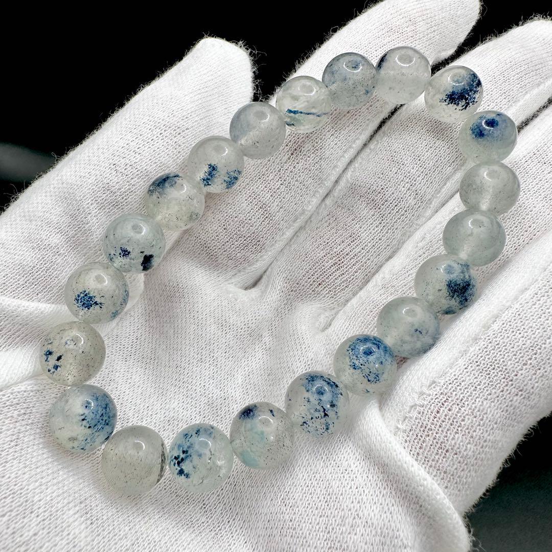 激レア！！　スコルザライト・ラズライトインクォーツ　ブレスレット